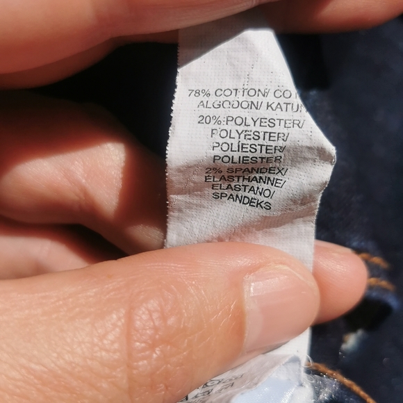 Size 00 / 24 A Lucky Brand Brooke Straight Dark Blue Jean 5 pocket - Picture 4 of 15